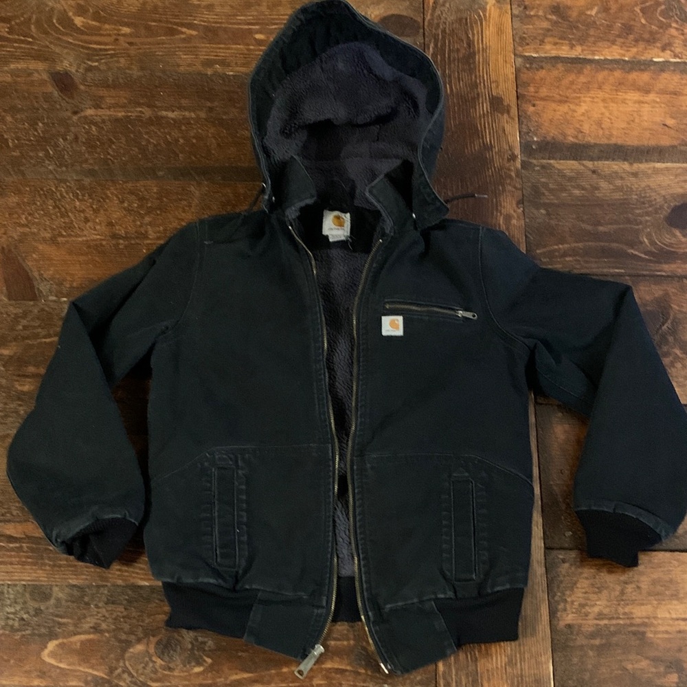 Carhartt Woman’s Wildwood Black Hooded Work Jacket